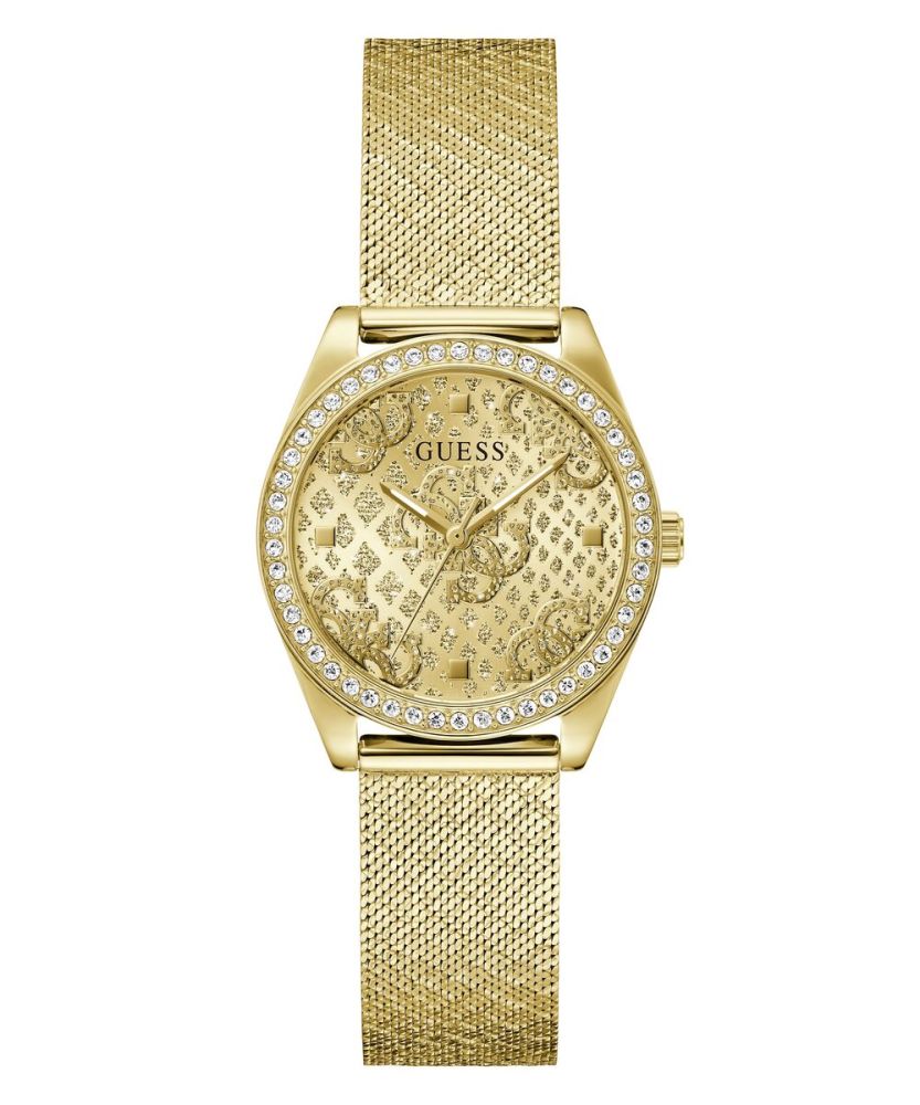 Guess Orologio Solo Tempo Acciaio Gold Boa