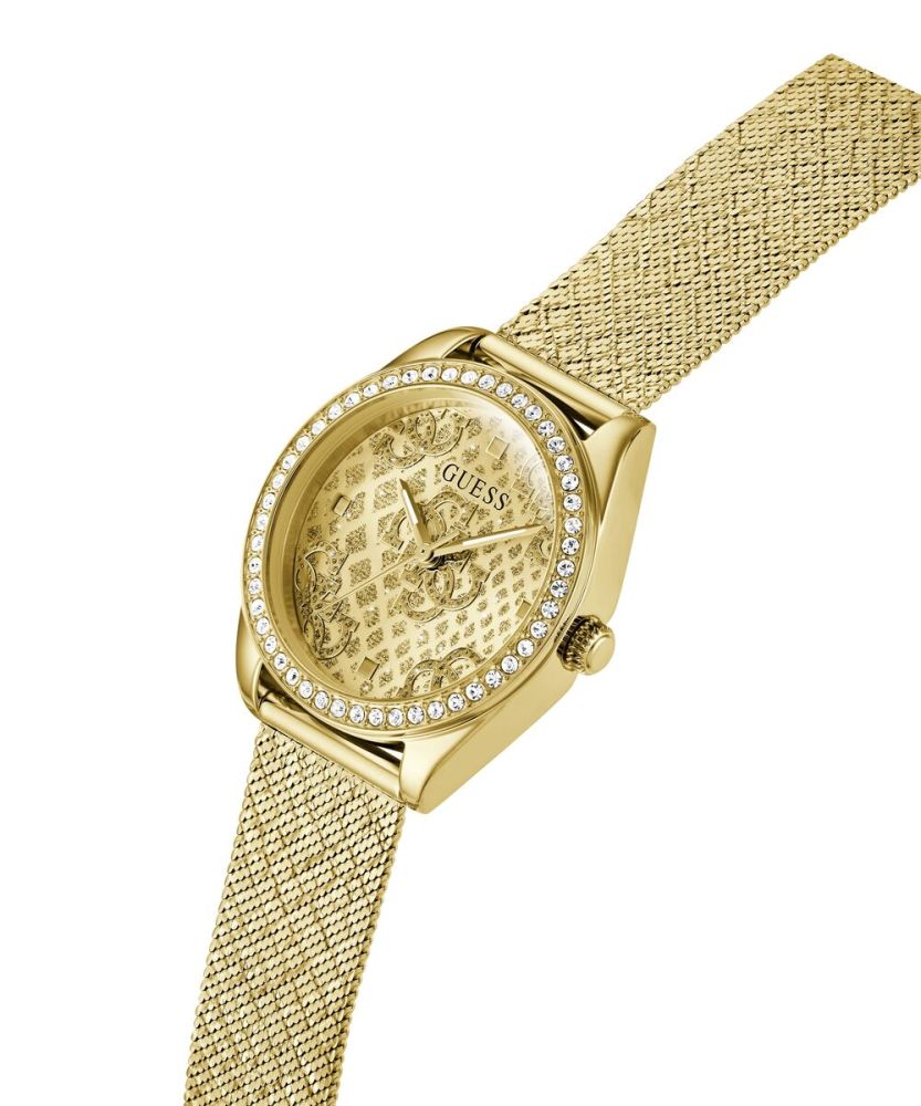 Guess Orologio Solo Tempo Acciaio Gold Boa