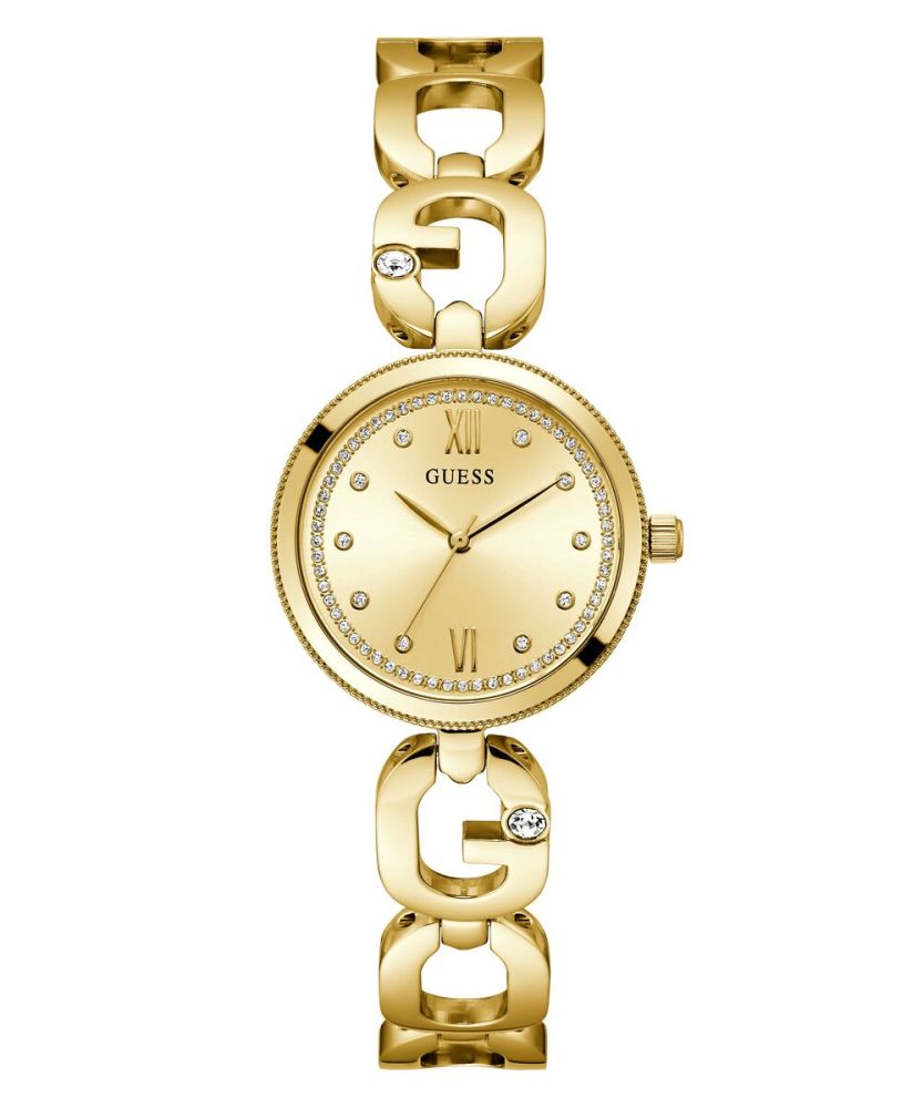 Guess Orologio Solo Tempo Acciaio Gold Empower