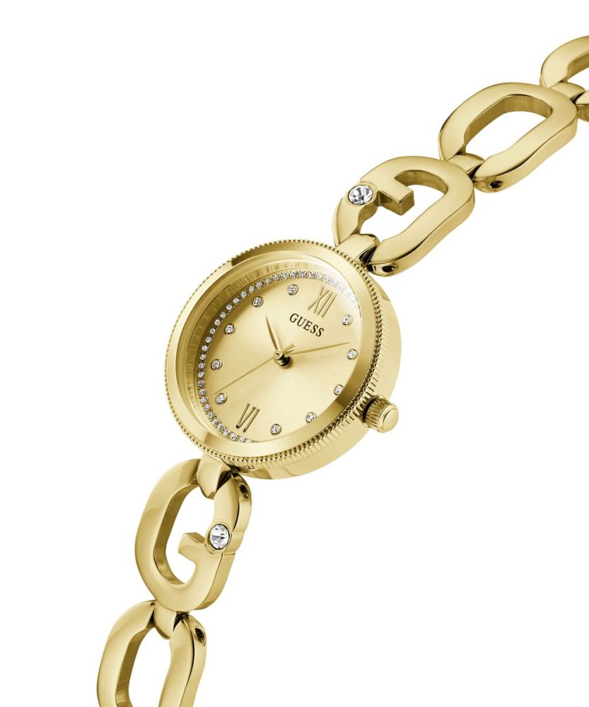 Guess Orologio Solo Tempo Acciaio Gold Empower