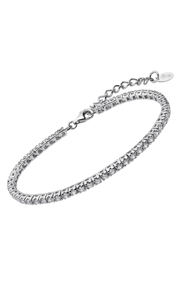 Lotus Bracciale Tennis Donna Argento Zirconi Bianchi