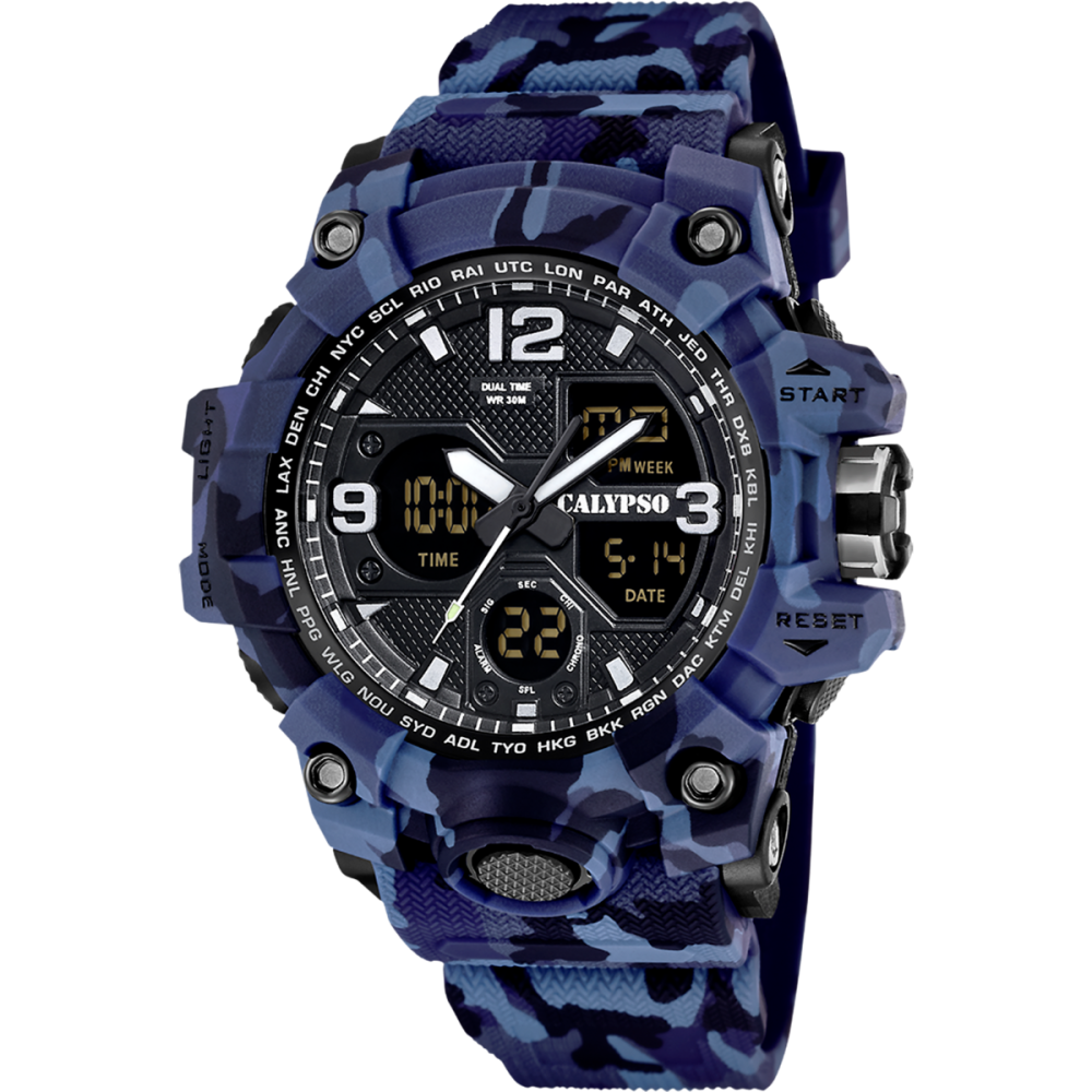 Calypso Orologio Digitale Gomma