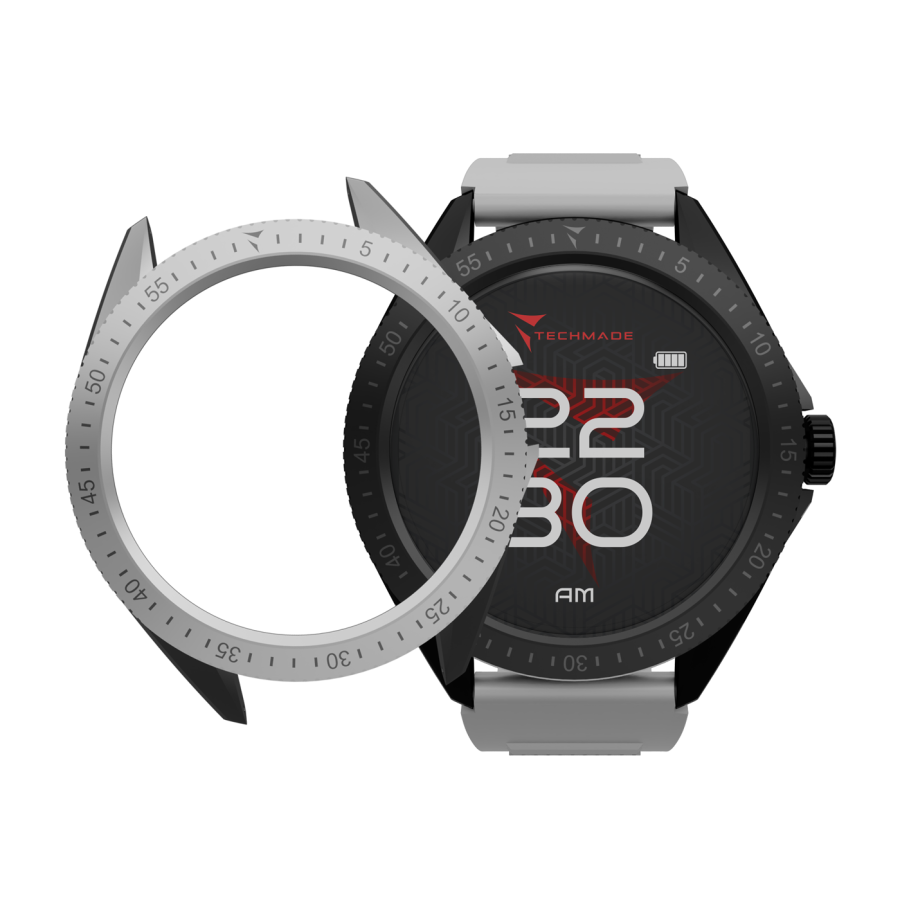 Techmade Smartwatch Rocks 2.0 Grigio-Nero