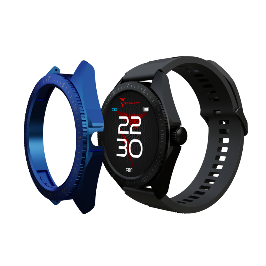 Techmade Smartwatch Rocks 2.0 Nero-Blu