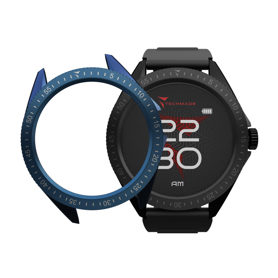 Techmade Smartwatch Rocks 2.0 Nero-Blu