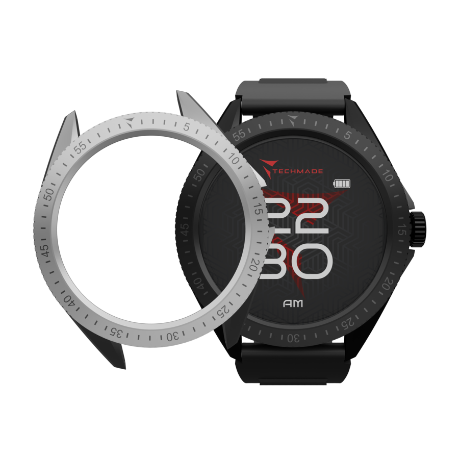 Techmade Smartwatch Rocks 2.0 Nero-Grigio