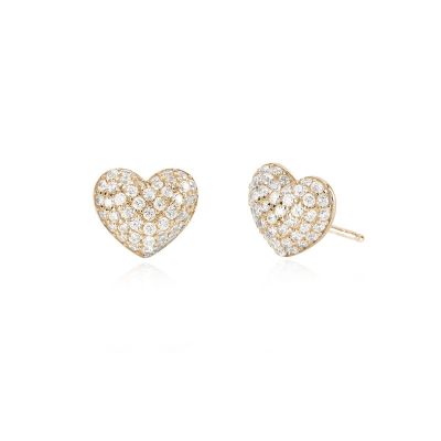 Mabina Orecchini Lobo Donna Argento Gold Cuore