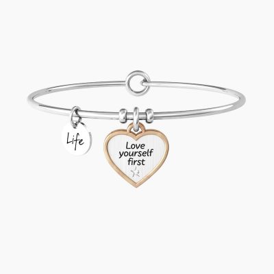 Kidult Bracciale Donna Acciaio Cuore Love Yourself.. Love