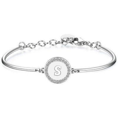 Brosway Bracciale Donna Acciaio Lettera S Chakra