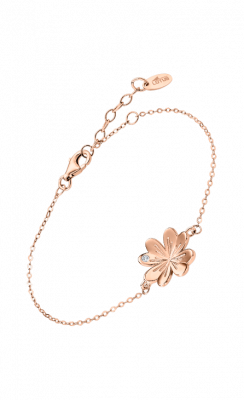 Lotus Bracciale Donna Argento Rosè Fiore con Zircone