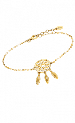 Lotus Bracciale Donna Argento Gold Acchiappasogni